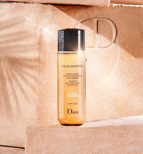 dior bronze liquid sun self-tanning water|Dior Bronze Self.